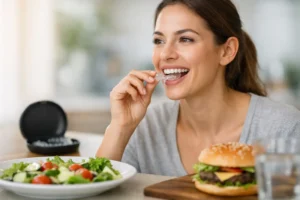 ¿Se pueden quitar los alineadores para comer?