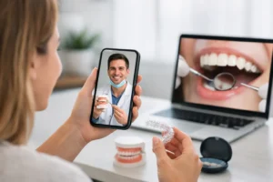 Tratamiento dental remoto por smartphone