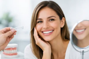 Mejorar sonrisa sin brackets metálicos