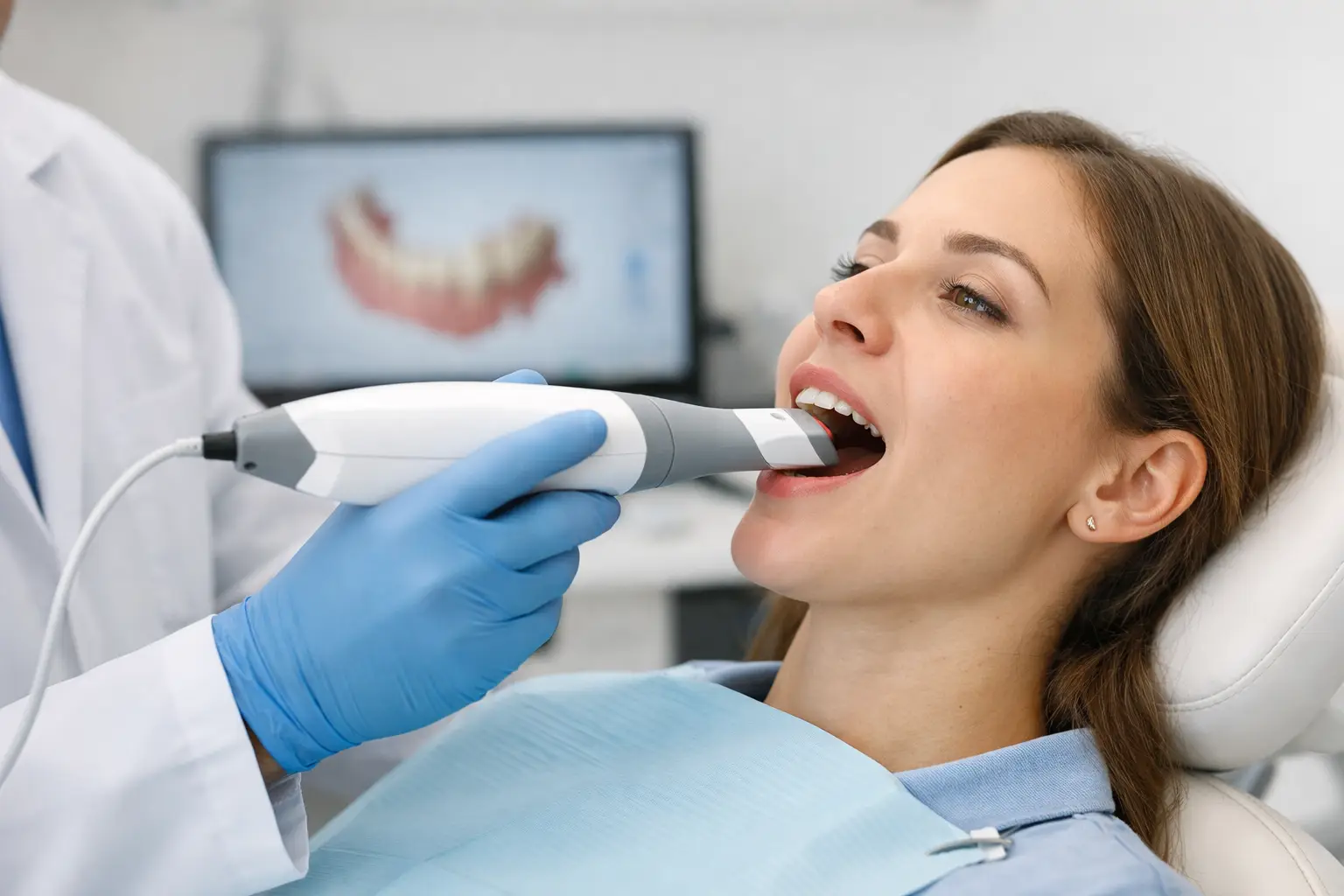 Cómo preparar un escaneo intraoral preciso
